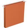 Oxford Elba - 400126767 Cartelle Sospese per Cassetto, Interasse 33, Fondo U, 30 mm, Formato Esterno 38 x 25, Arancio, Confezione da 25 Pezzi