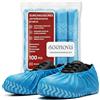 BORNOVA - Sopraccarpe usa e getta antiscivolo 30GSM - Copriscarpe in tessuto non tessuto resistente - ideale per la salute, visite a casa, casa pulita, studi medici