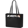 RAINSMORE Borsa Donna Grande Borsa Lavoro Donna PU Pelle | Borsa Università Impermeabile Borsa Porta Pc 14 Pollic Borsa Tote Per Shopping Viaggi Scuola Ufficio