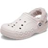 Crocs Baya Lined Fuzz-Strap Clog, Unisex