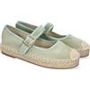 shoes&blues.es Espadrillas Ballerine da Donna in Juta, Design Moderno con Punta Ricamata e Chiusura con Fibbia per Una Calzata Comoda, Ideali per la Primavera-Estate.