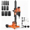 VEVOR Trapano a Carotaggio Diamantato con Capacità di Foratura 20-305 mm, per Calcestruzzo, 12 Punte, Supporto Inclinabile Base con Ruote, 3000 W, Max 3500 W 1000/550 giri/min, Filettatura UNC1 1/4-7