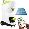 VEVOR Macchina Lanciapalle da Tennis Automatica 150 Palline Controllo APP Lanciatore per Palline da Tennis, con 20 Modalità di Allenamento, Batteria di 4 Ore, Velocità fino a 80 MPH, con Manico Ruote