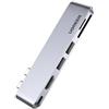 UGREEN Hub Usb Ugreen CM380 per Notebook 100W Grigio [NUUGRUS5P000001]
