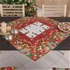 PETTI Artigiani Italiani - Centrotavola Natalizio, Centrotavola da Tavolo Cucina Natalizio, Runner Centrotavola 90x90 cm, Centrotavola Soldatini, 100% Made in Italy
