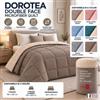 Dorotea Trapunta Double Face Microfibra Reversibile Matrimoniale Rosa 250 x 250 cm