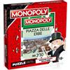 Winning Moves - piazza delle Erbe, Verona, Puzzle Monopoly 1000 pezzi - Ed. italiana