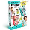 Canal Toys - Walkie Talkie Video Bambini 2 in 1 con Schermo a Colori - Portata fino a 300 m - 20 Filtri Divertenti - 5 Effetti Voce - Gioco Interattivo Elettronico per Bambini 5 Anni - INF 042