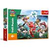 Trefl - Paw Patrol, In soccorso dei dinosauri - 60 pezzi | Puzzle colorati con i personaggi delle fiabe, intrattenimento creativo, gioco per bambini dai 4 anni in su