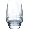 Arcoroc Disco - 6 bicchieri alti in vetro cristallino, 45 cl | goffratura esterna, bordo sottile, lavabile in lavastoviglie