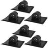 GOOHOCHY Staffa Motore Kayak Supporto Fisso, Montaggio Orizzontale Verticale | PVC Nero, Bordi Lisci e Installazione Semplice, per Kayak e Motore Fuoribordo