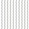 YUGSHNKFC 100x Molla in Acciaio Inossidabile Attrezzatura da Pesca ami da Pesca con spinato Serrature Twist Serrature Gancio Accessori Blocco Twist Ganci Twist