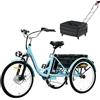 Generic Triciclo elettrico adulti con telaio ribassato per lo shopping