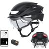 Lumos Ultra - Casco intelligente per bici elettrica, certificato NTA 8667, luci LED anteriori e posteriori, visiera retrattile, controllo tramite app, per adulti, uomini e donne