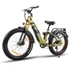 HANEVEAR HM26 Bici Elettrica Full Suspension 250W | Batteria 52V 20.8Ah LG | Sensore di Coppia 95Nm | Fat Tire 26×4.0, Fat Bike Elettrica per Uomo e Donna