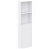 HOMCOM Mobiletto da Bagno Slim Salvaspazio con Ruote e Cassetto, Bianco | Aosom Italy