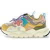 Flower Mountain Yamano 3 Junior Sneakers Velluto Zucca Milk Cipria
