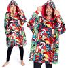 Marvel Felpa Uomo con Cappuccio Felpe Oversize Uomo in Pile Supereroi Avengers Captain America
