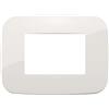 Vimar 19683.83 Arké placca Round 3 moduli, 12.2x9x0.85cm, avorio