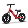 GIODICART Bicicletta Senza Pedali Red Star: Balance Bike Acciaio con Sella e Manubrio Regolabili, Ruote 28 cm