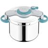 SEB ClipsoMinut' Easy+, 9 l, Vetroceramica, Gas, Alogeno, Induzione, Piastra sigillata, Blu, Acciaio inossidabile, Acciaio inossidabile, Ribaltabile, Francia