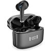 Ksix BXTW11N, True Wireless Stereo (TWS), 20 - 10000 Hz, parlato/musica, cuffia con microfono, nero