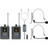 Audibax Sistema a due microfoni a diadema UHF, , Audibax Missouri, con ricevitore