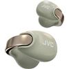 Jvc Cuffie JVC Nearphones HA-NP1T-GN con design a cerchio auricolare - auricolari wireless con finitura effetto madreperla
