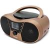 Metronic MOOOV 477406: Lettore CD portatile con radio, USB e altoparlante - Mini radio portatile