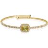 Stroili Bangle Romantic Shine Metallo Dorato Cristallo