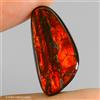 Egemdiamond Ammolite Naturale Hot Red Luster Trillion Cabochon 7.67ct 20x10mm