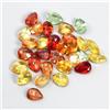 Gemsporium Zaffiro Naturale Multi-Colore A Forma Di Goccia Songea 30 Pezzi 4.06ct 4x3mm