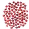 Gemsporium Zaffiro Naturale Rosso Arancio Round Diamond Cut 83 pz 2,03ct 1,6mm