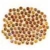 Gemsporium Zaffiro Naturale Arancione Giallo Taglio Round 105pz 3.06ct 1.7mm