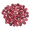 Egemdiamond Lotto Gemme Zaffiro Naturale Round Diamond Cut 65Pz 3.40ct 2.2mm Rosso
