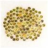 Egemdiamond Zaffiro Naturale Giallo Taglio Round Brillante Riscaldato 170 pz 3.16 ct 1.7 mm