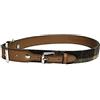 Rosewood - Elegante collare per cane in pelle e tweed, motivo scozzese