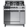 Lofra MT86MF/C Cucina Gas 5 Fornelli con Forno Elettrico da 80 cm Acciaio inossidabile