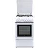 DE LONGHI Delonghi DL554EW Cucina Gas 4 Fornelli con forno Elettrico da 50 cm Bianco