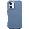 OtterBox Cover Defender Series MagSafe per iPhone 16, Blu | Custodia con MagSafe, resistente a urti e cadute, ultra robusta, testata 7x vs norme MIL-STD 810G, Senza Retail Package