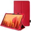 TECHGEAR Custodia in Pelle per Samsung Galaxy Tab A7 10.4 2022/2020 (SM-T500 T503 T505 T509) - Custodia Protettiva di Alta Qualità in PU Pelle con Supporto e Cinturino a Mano
