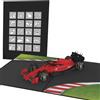 PopLife High-Speed Racing Car 3D Pop Up Card for All Occasions - Father's Day, Birthday, Congratulations, Retirement, Work Anniversary - Race Car Drivers - For Husband, Son, Father, Friend
