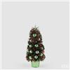 EDG Enzo De Gasperi Pino di Natale con Palle H32 cm Verde Mix - Decorazione Natalizia