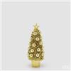 EDG Enzo De Gasperi Pino Natalizio con Palline Oro H32 Ø12 cm - Decorazione di Natale