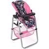 Bayer Chic 2000-Seggiolone per Bambole, Colore Unicorno, Blu Navy-Rosa, 655-43