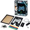 BUKI France - Kit Cornice Neon Gamepad - Attività creativa per bambini: colorare, assemblare il filo al neon, cornice luminosa 3 modalità (fissa, lampeggiante, lento) - Decorazione per camera da letto