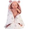 My Sweet Love - Bambola 33 cm con corpo rigido, con copertina grigia,vestiti lavorati a maglia e accessori,per bambine/I dai 2 anni, Famosa MYW03000