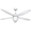 Zephir VENTILATORE DA SOFFITTO ZEPHIR ZFR9111B 5 PALE IN LEGNO 70W CON TIMER BIANCO