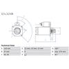 BOSCH Motorino d'avviamento VW 2,8 062911023X 905720100082 062911023