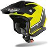 Airoh Casco Moto in Fibra On-Off Urban Jet Airoh TRR S Keen Giallo
